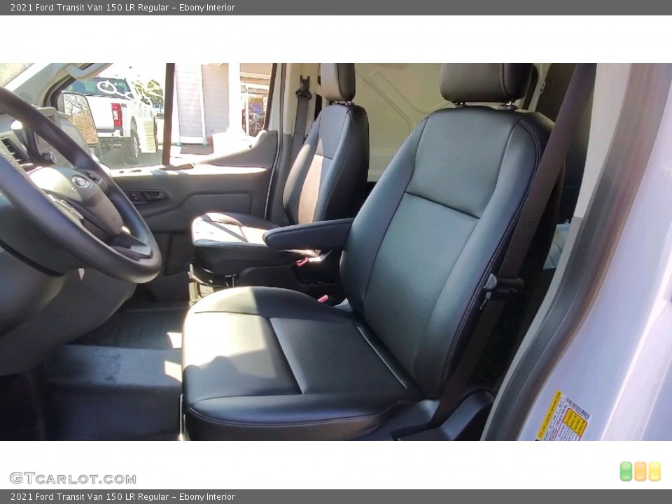 Ebony Interior Front Seat for the 2021 Ford Transit Van 150 LR Regular #141512488