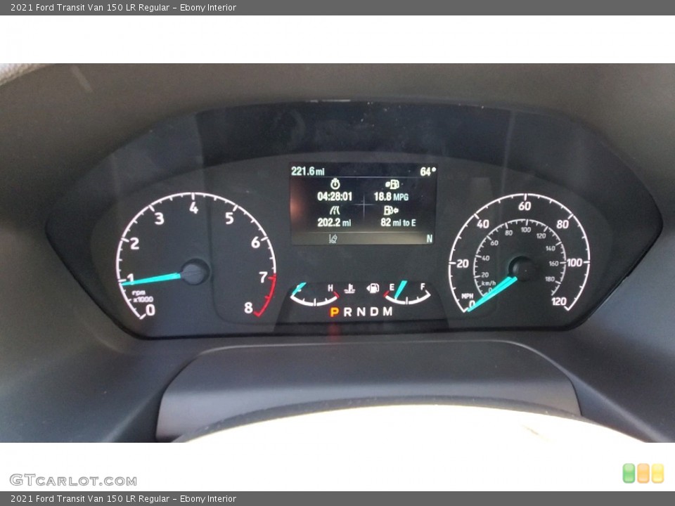 Ebony Interior Gauges for the 2021 Ford Transit Van 150 LR Regular #141512521