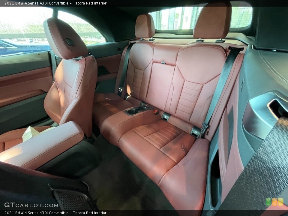 Tacora Red Interior Rear Seat for the 2021 BMW 4 Series 430i Convertible #141513475