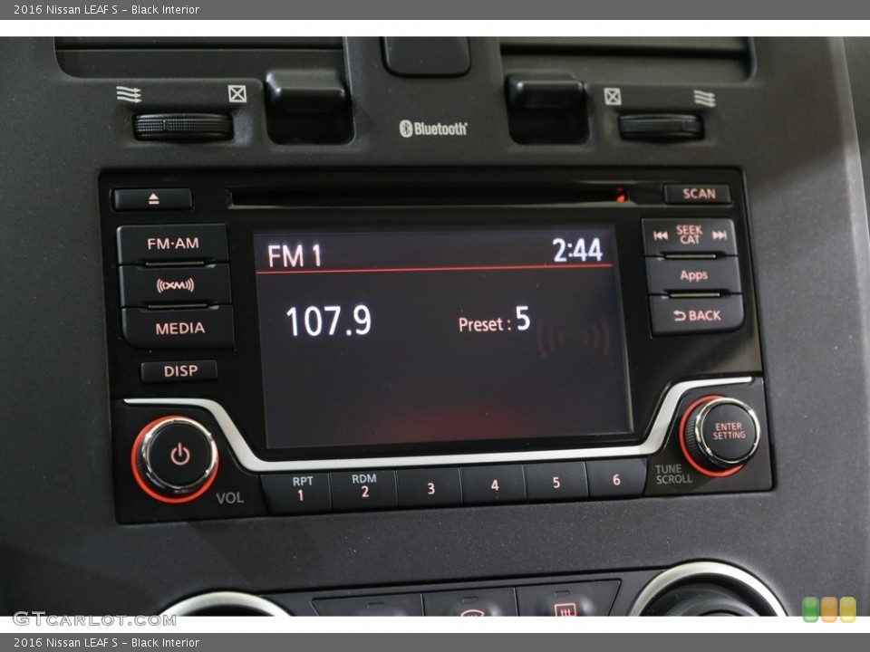 Black Interior Audio System for the 2016 Nissan LEAF S #141514834