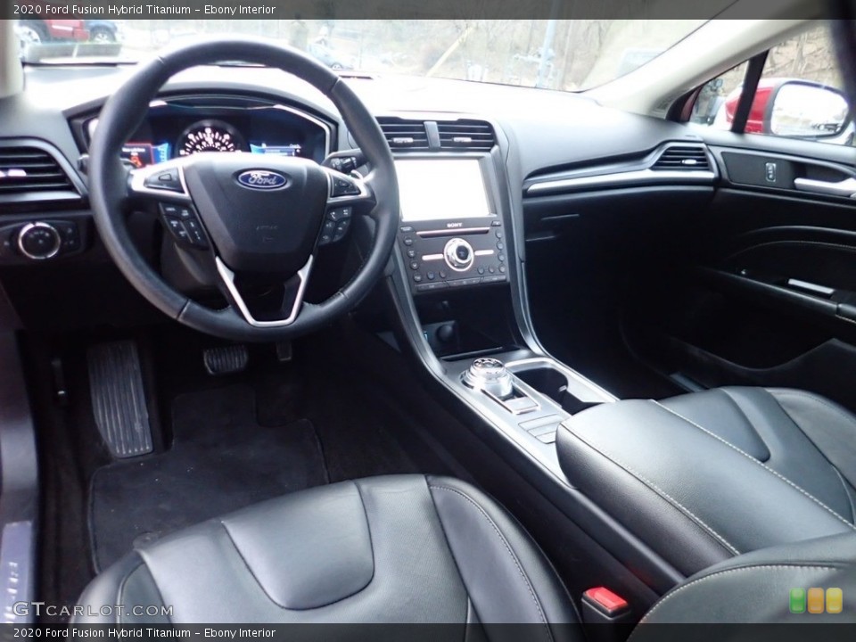 Ebony Interior Photo for the 2020 Ford Fusion Hybrid Titanium #141516008