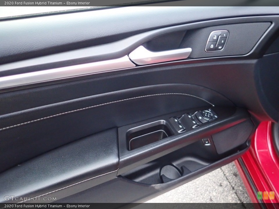 Ebony Interior Door Panel for the 2020 Ford Fusion Hybrid Titanium #141516034