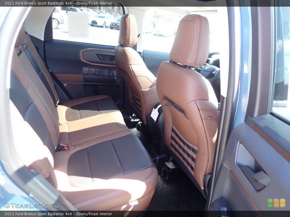Ebony/Roast Interior Rear Seat for the 2021 Ford Bronco Sport Badlands 4x4 #141519751