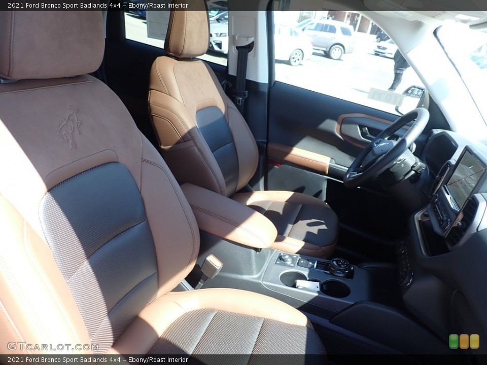 Ebony/Roast Interior Photo for the 2021 Ford Bronco Sport Badlands 4x4 #141519793