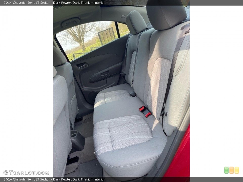 Dark Pewter/Dark Titanium Interior Rear Seat for the 2014 Chevrolet Sonic LT Sedan #141520065