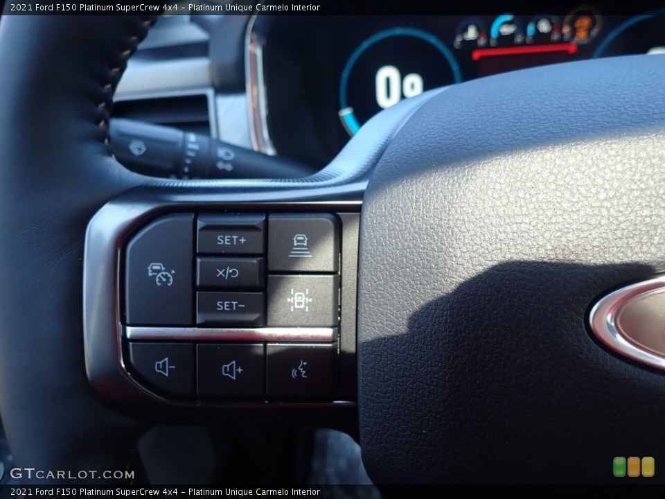 Platinum Unique Carmelo Interior Steering Wheel for the 2021 Ford F150 Platinum SuperCrew 4x4 #141520543