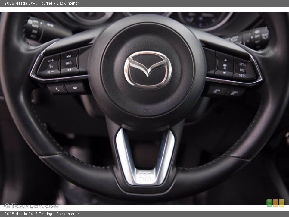 Black Interior Steering Wheel for the 2018 Mazda CX-5 Touring #141522697