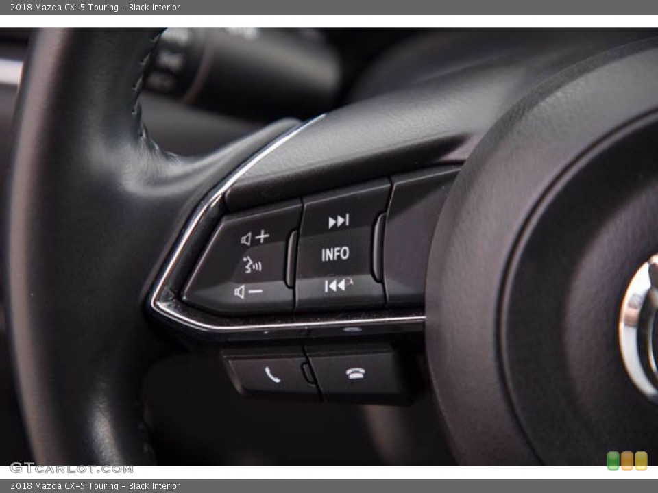 Black Interior Steering Wheel for the 2018 Mazda CX-5 Touring #141522708
