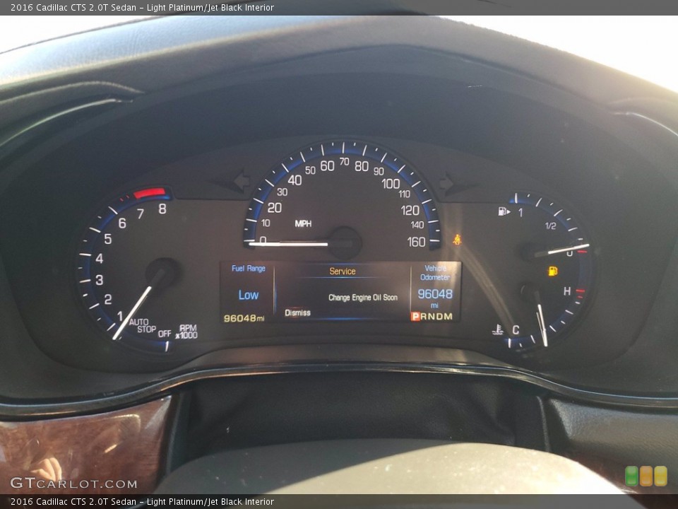 Light Platinum/Jet Black Interior Gauges for the 2016 Cadillac CTS 2.0T Sedan #141524341