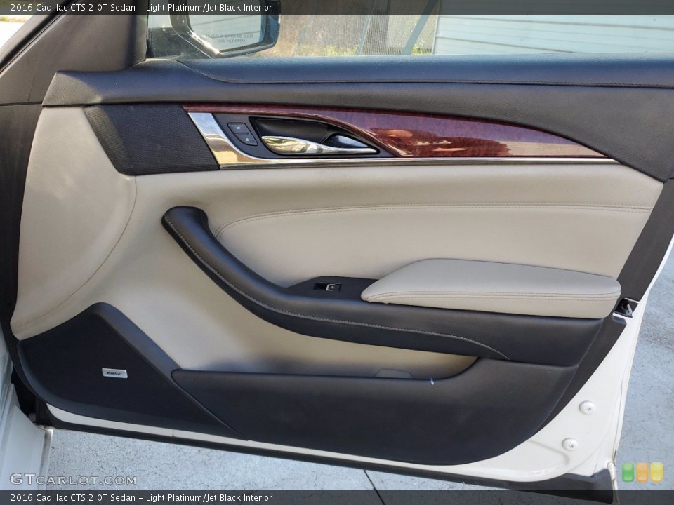 Light Platinum/Jet Black Interior Door Panel for the 2016 Cadillac CTS 2.0T Sedan #141524362