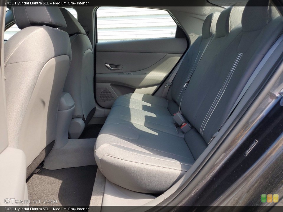 Medium Gray Interior Rear Seat for the 2021 Hyundai Elantra SEL #141524701