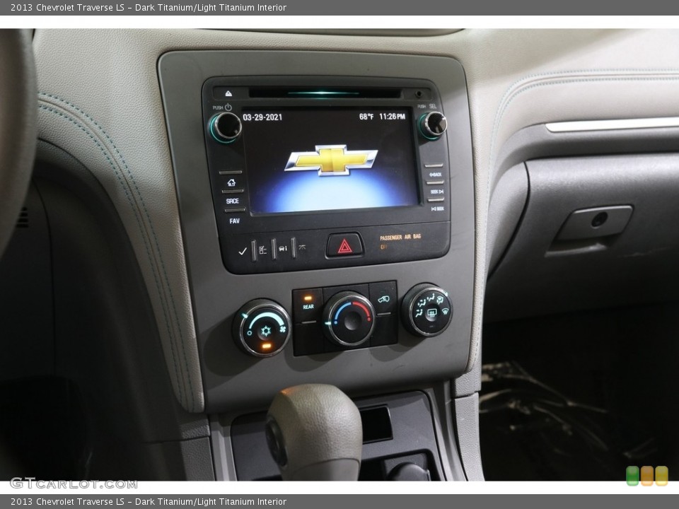 Dark Titanium/Light Titanium Interior Controls for the 2013 Chevrolet Traverse LS #141525386