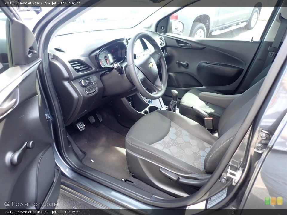 Jet Black 2017 Chevrolet Spark Interiors