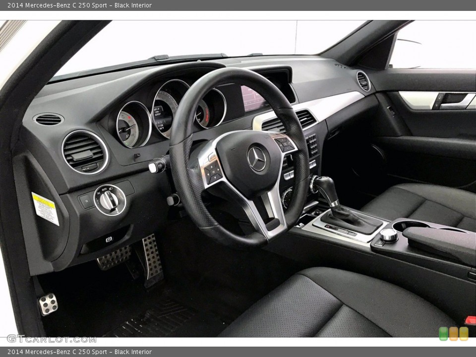 Black 2014 Mercedes-Benz C Interiors