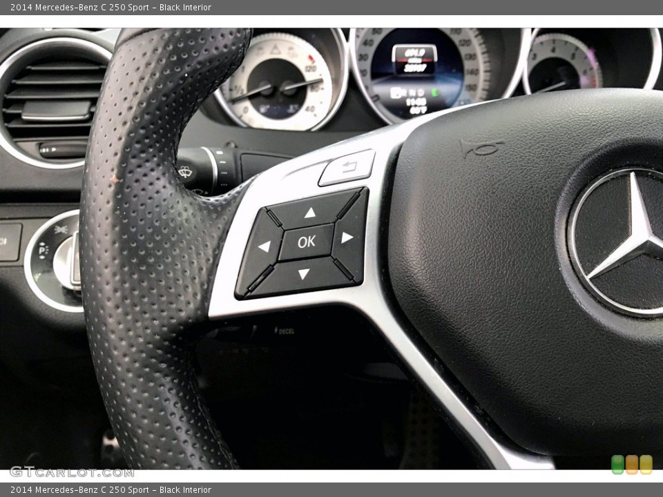 Black Interior Controls for the 2014 Mercedes-Benz C 250 Sport #141528599