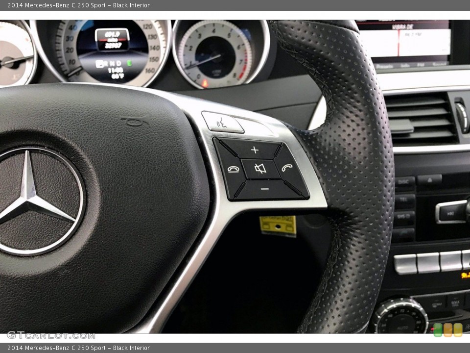 Black Interior Controls for the 2014 Mercedes-Benz C 250 Sport #141528623
