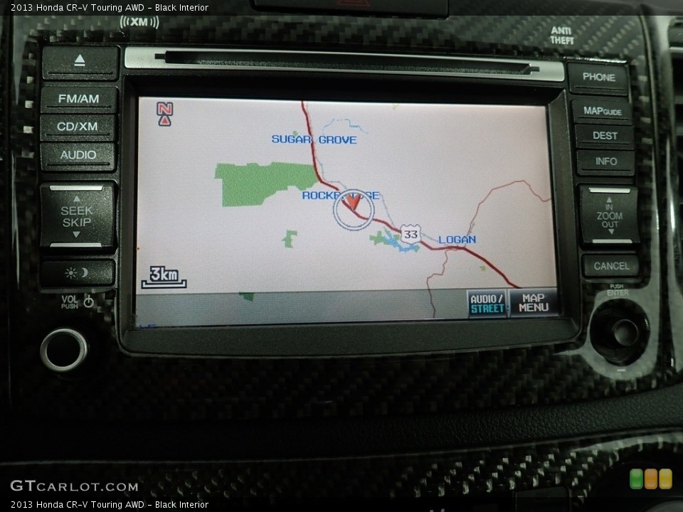 Black Interior Navigation for the 2013 Honda CR-V Touring AWD #141540026