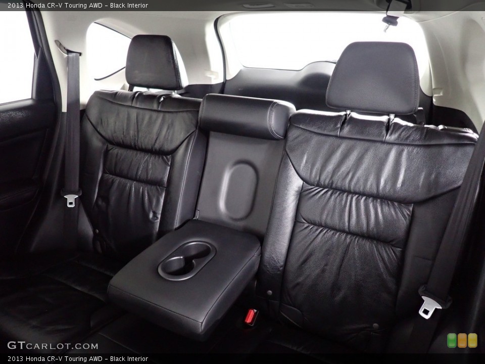 Black Interior Rear Seat for the 2013 Honda CR-V Touring AWD #141540558