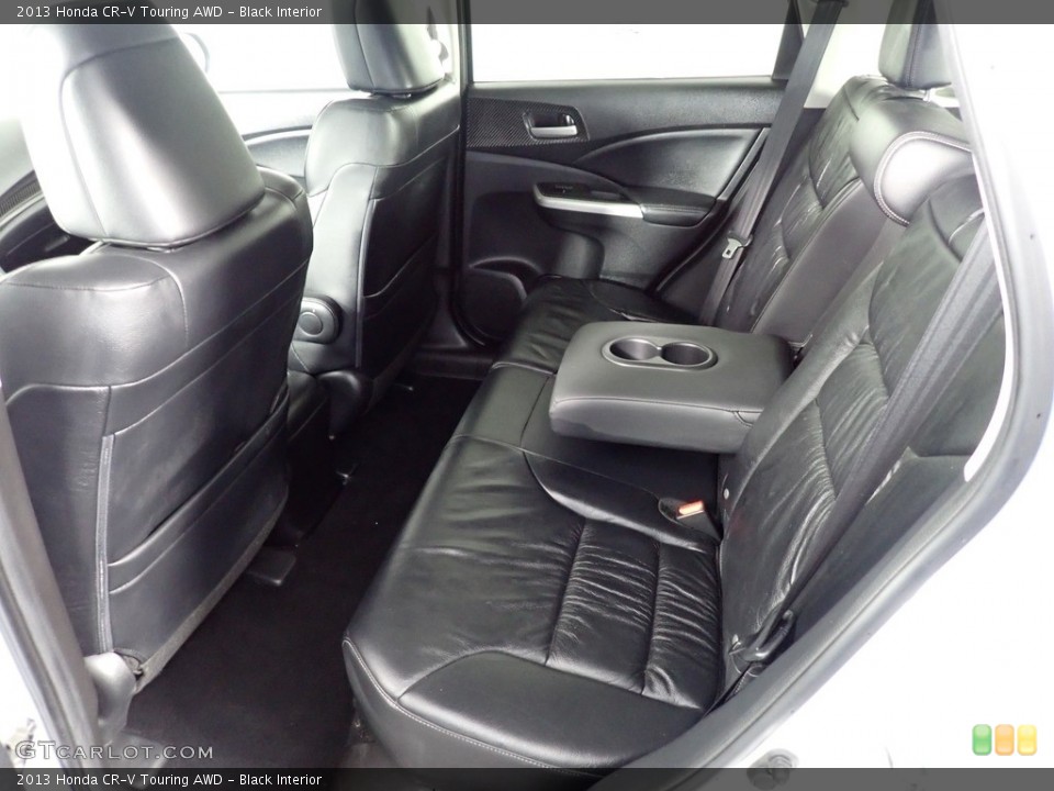 Black Interior Rear Seat for the 2013 Honda CR-V Touring AWD #141540597