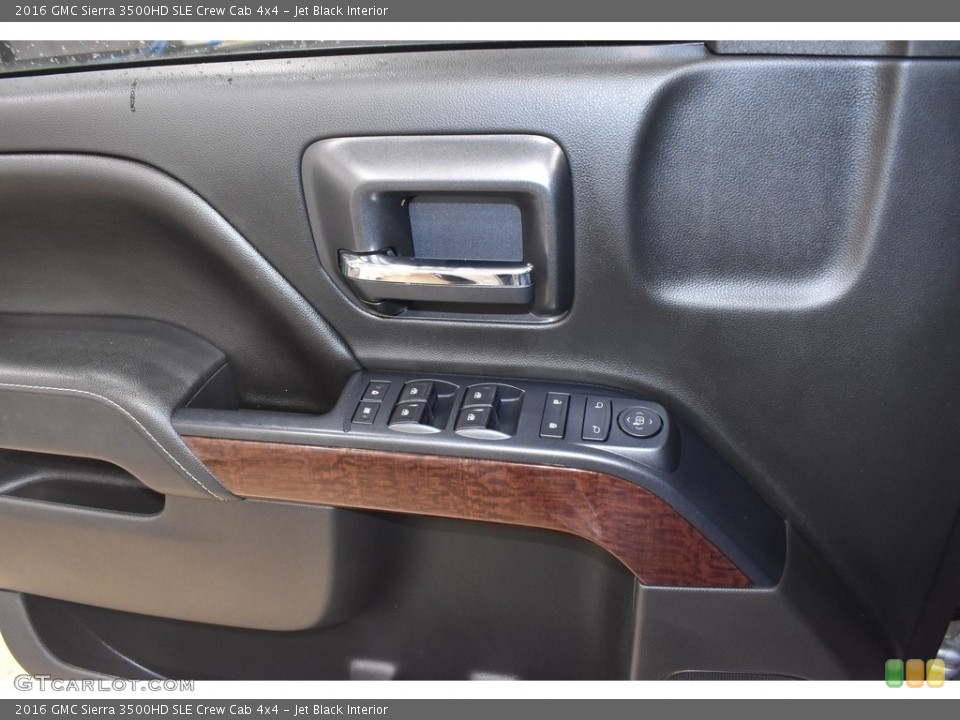 Jet Black Interior Door Panel for the 2016 GMC Sierra 3500HD SLE Crew Cab 4x4 #141540885