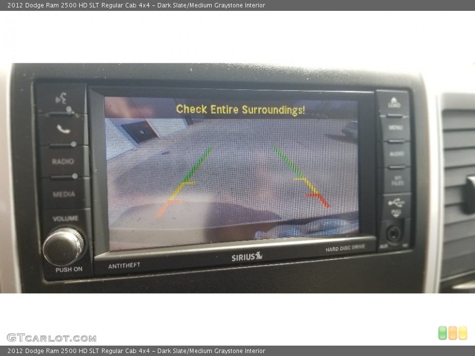 Dark Slate/Medium Graystone Interior Controls for the 2012 Dodge Ram 2500 HD SLT Regular Cab 4x4 #141543396