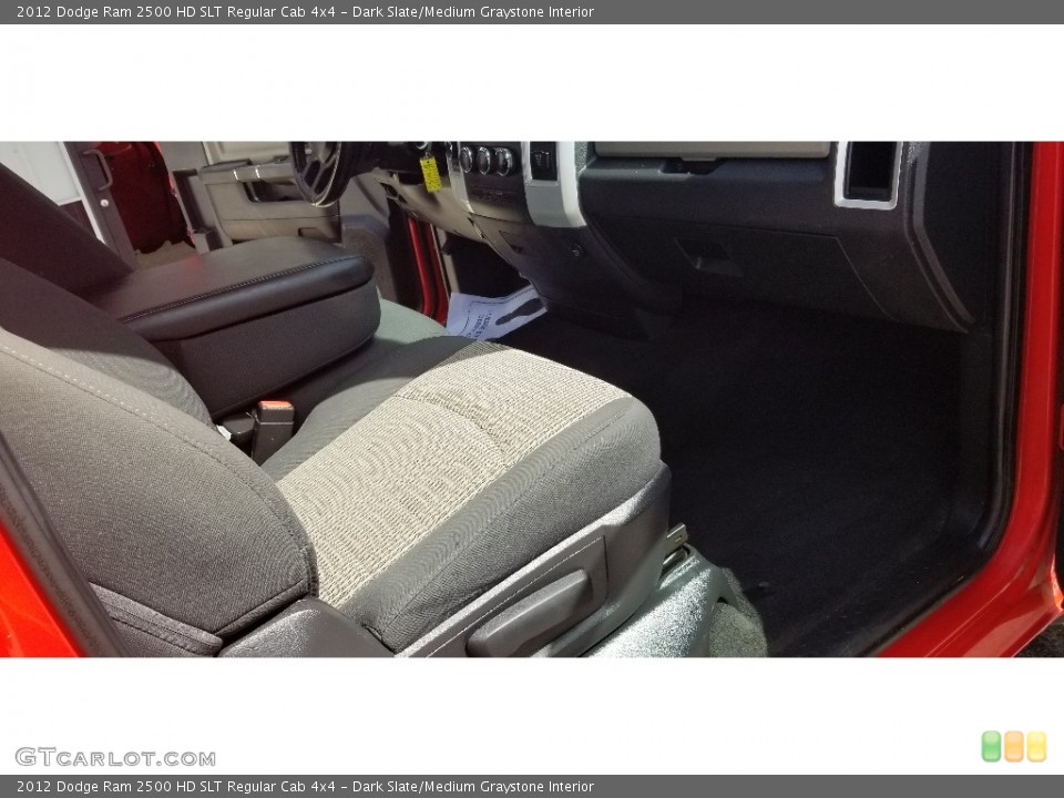 Dark Slate/Medium Graystone Interior Front Seat for the 2012 Dodge Ram 2500 HD SLT Regular Cab 4x4 #141543459