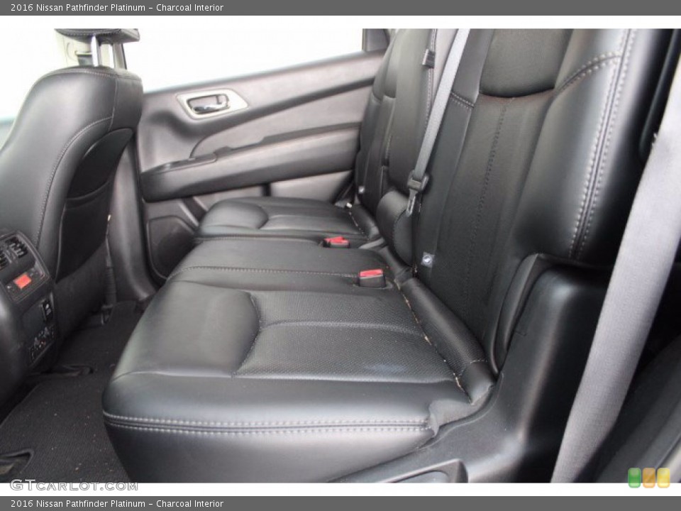 Charcoal Interior Rear Seat for the 2016 Nissan Pathfinder Platinum #141547594