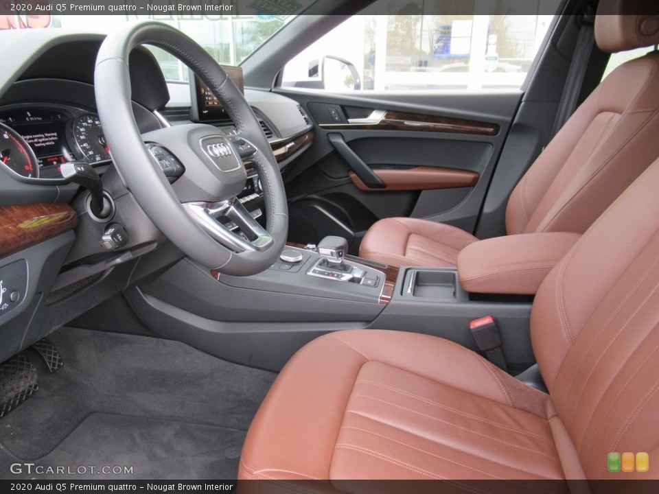 Nougat Brown Interior Photo for the 2020 Audi Q5 Premium quattro #141548304