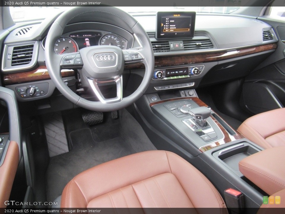 Nougat Brown Interior Photo for the 2020 Audi Q5 Premium quattro #141548371