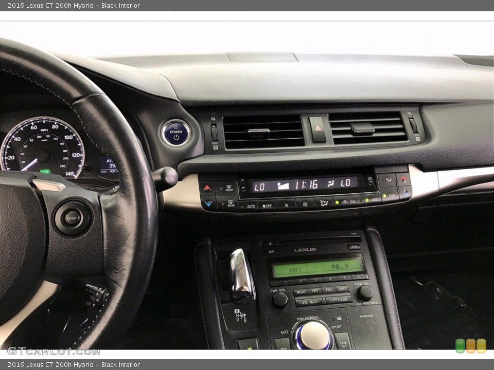 Black Interior Controls for the 2016 Lexus CT 200h Hybrid #141550451