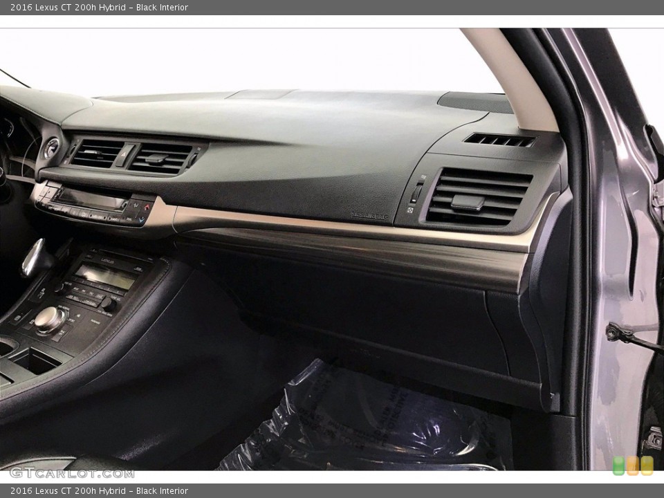Black Interior Dashboard for the 2016 Lexus CT 200h Hybrid #141550521