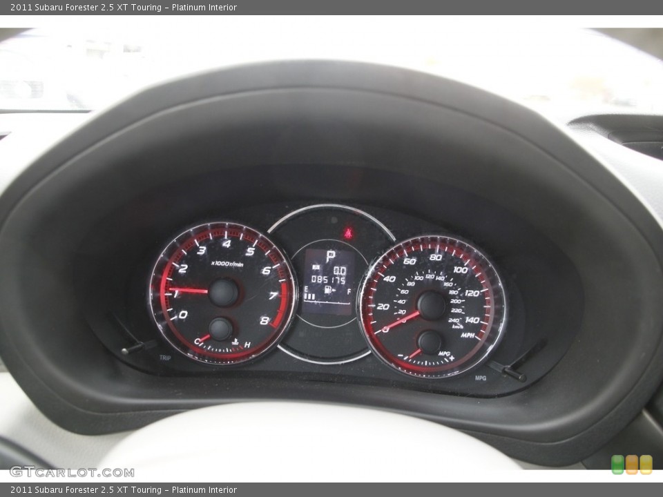 Platinum Interior Gauges for the 2011 Subaru Forester 2.5 XT Touring #141552015