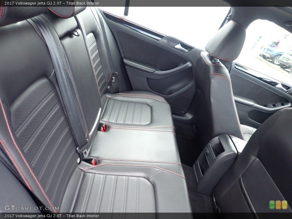 Titan Black Interior Rear Seat for the 2017 Volkswagen Jetta GLI 2.0T #141552360