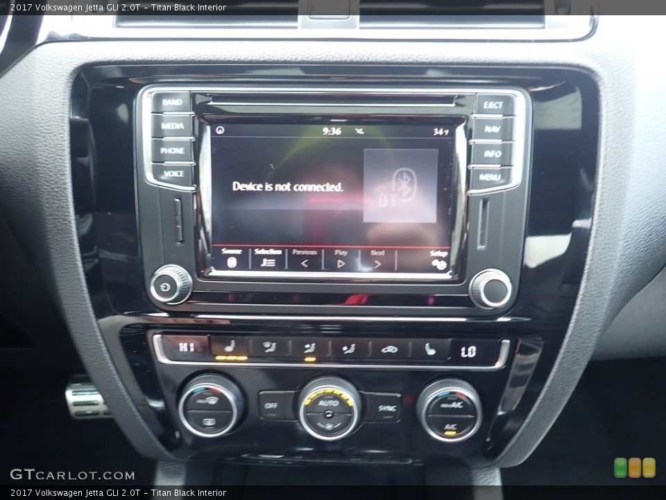 Titan Black Interior Controls for the 2017 Volkswagen Jetta GLI 2.0T #141552545