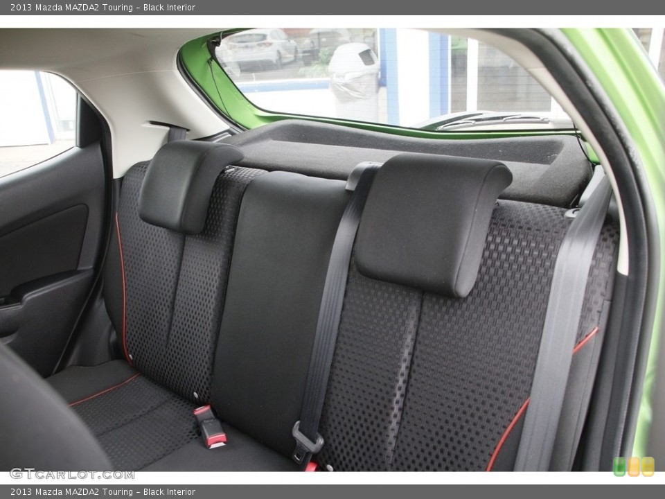 Black Interior Rear Seat for the 2013 Mazda MAZDA2 Touring #141556190