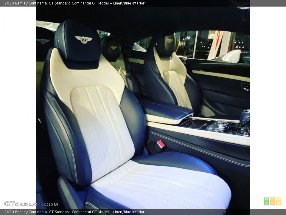 Linen/Blue Interior Photo for the 2020 Bentley Continental GT  #141558300