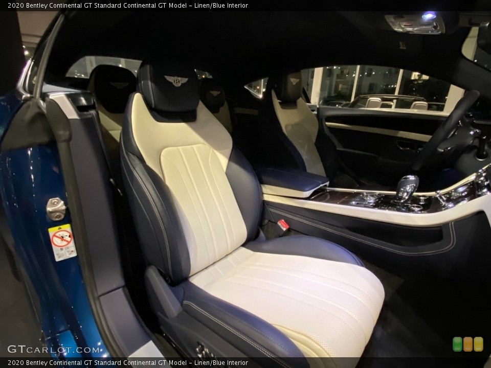 Linen/Blue Interior Front Seat for the 2020 Bentley Continental GT  #141558379