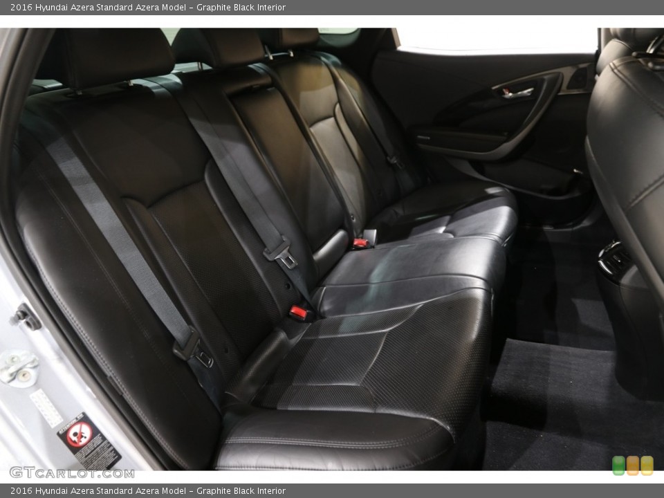 Graphite Black Interior Rear Seat for the 2016 Hyundai Azera  #141560308