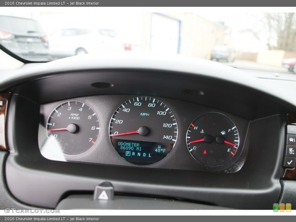 Jet Black Interior Gauges for the 2016 Chevrolet Impala Limited LT #141560478