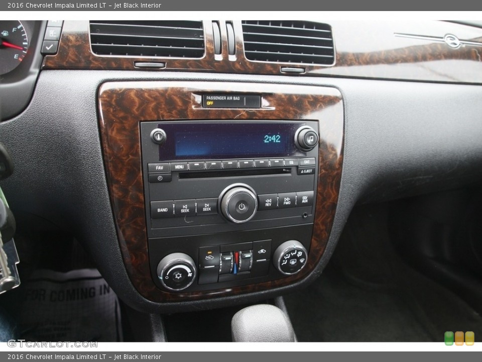 Jet Black Interior Controls for the 2016 Chevrolet Impala Limited LT #141560496
