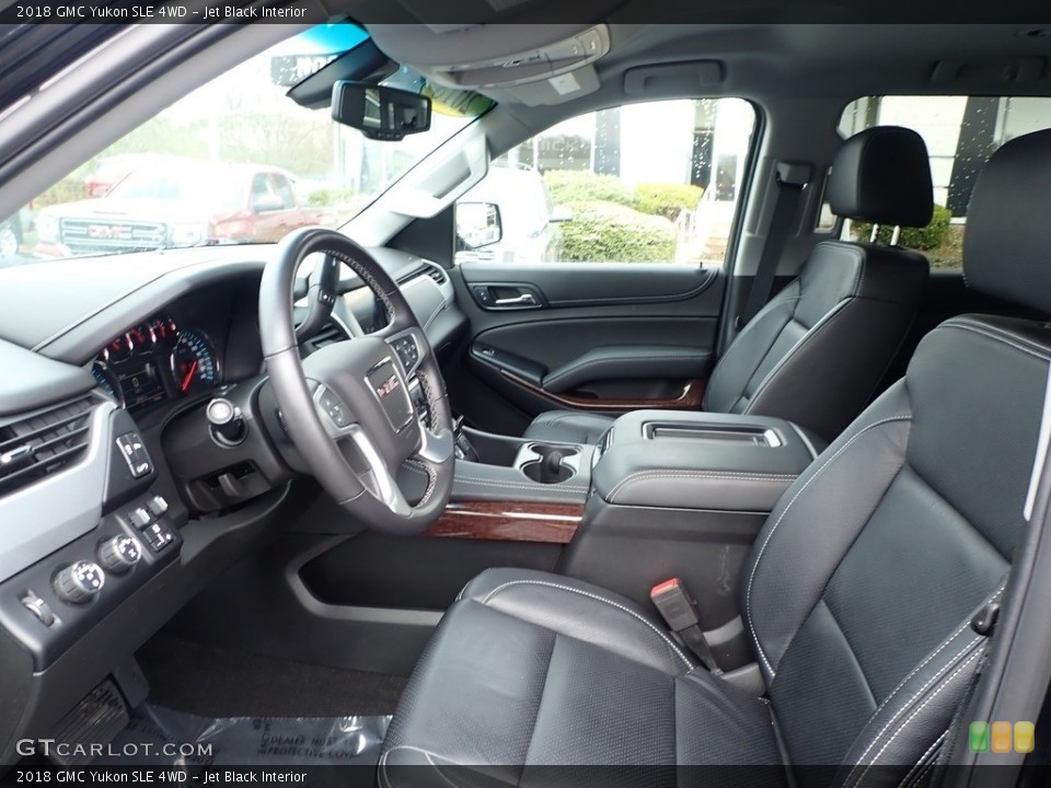 Jet Black Interior Front Seat for the 2018 GMC Yukon SLE 4WD #141561235