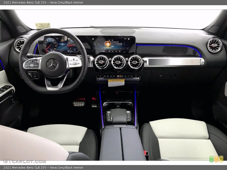 Neva Grey/Black Interior Dashboard for the 2021 Mercedes-Benz GLB 250 #141561354