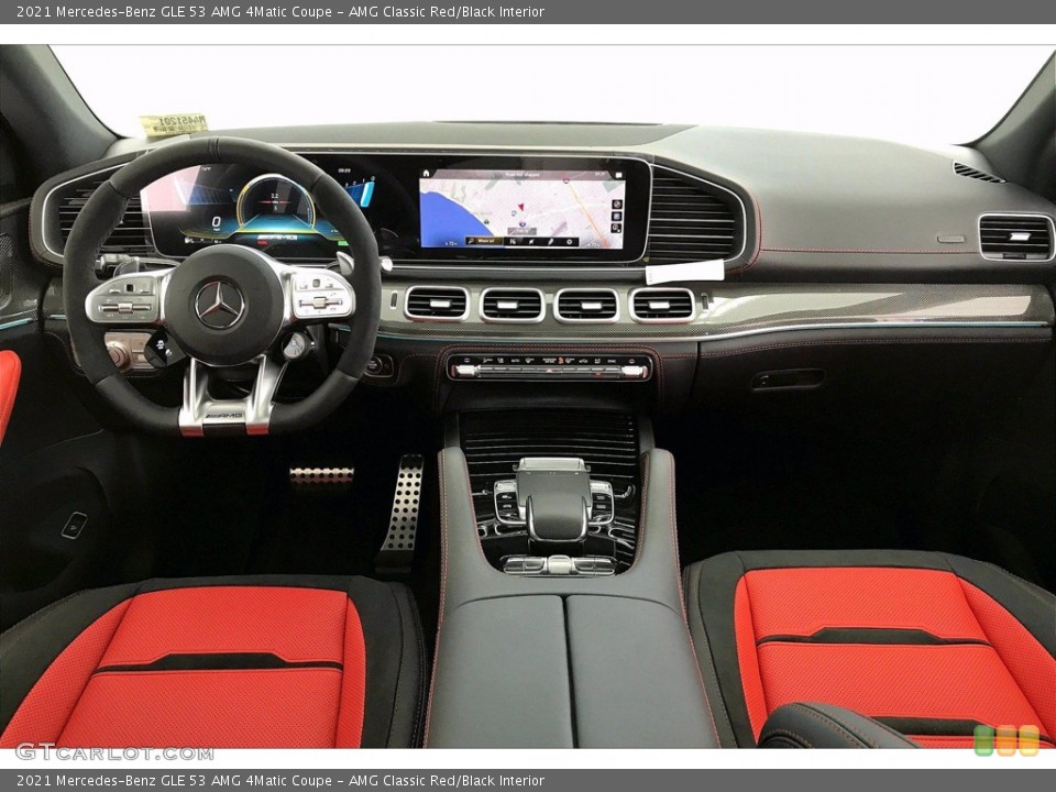 AMG Classic Red/Black Interior Dashboard for the 2021 Mercedes-Benz GLE 53 AMG 4Matic Coupe #141562080