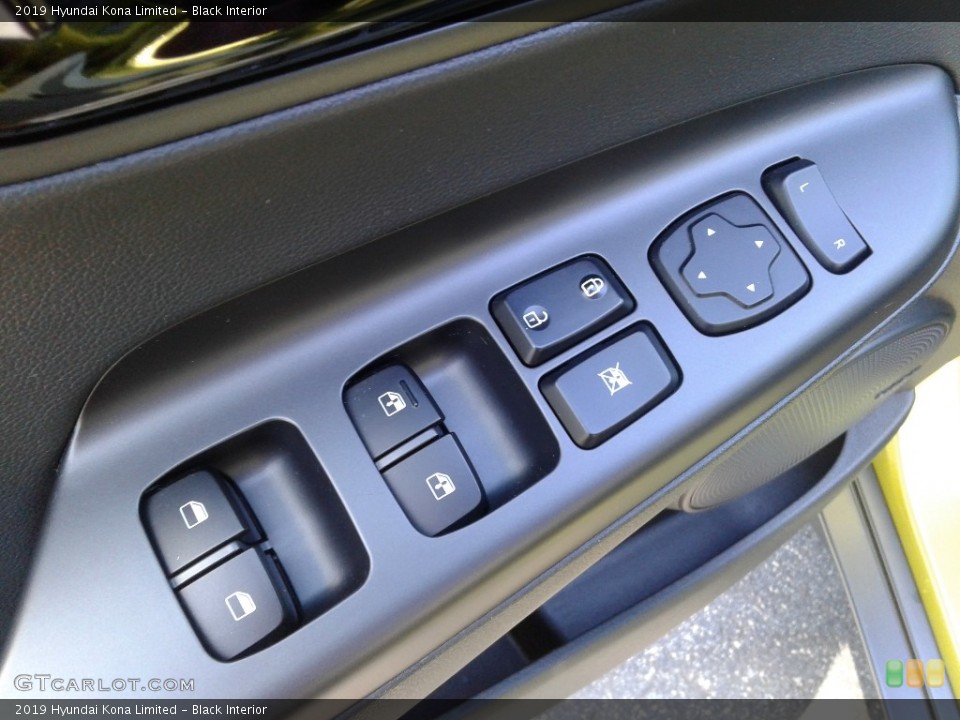Black Interior Controls for the 2019 Hyundai Kona Limited #141564170
