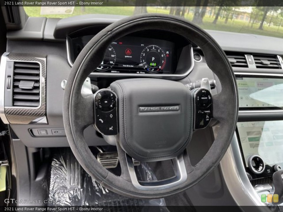 Ebony Interior Steering Wheel for the 2021 Land Rover Range Rover Sport HST #141564962