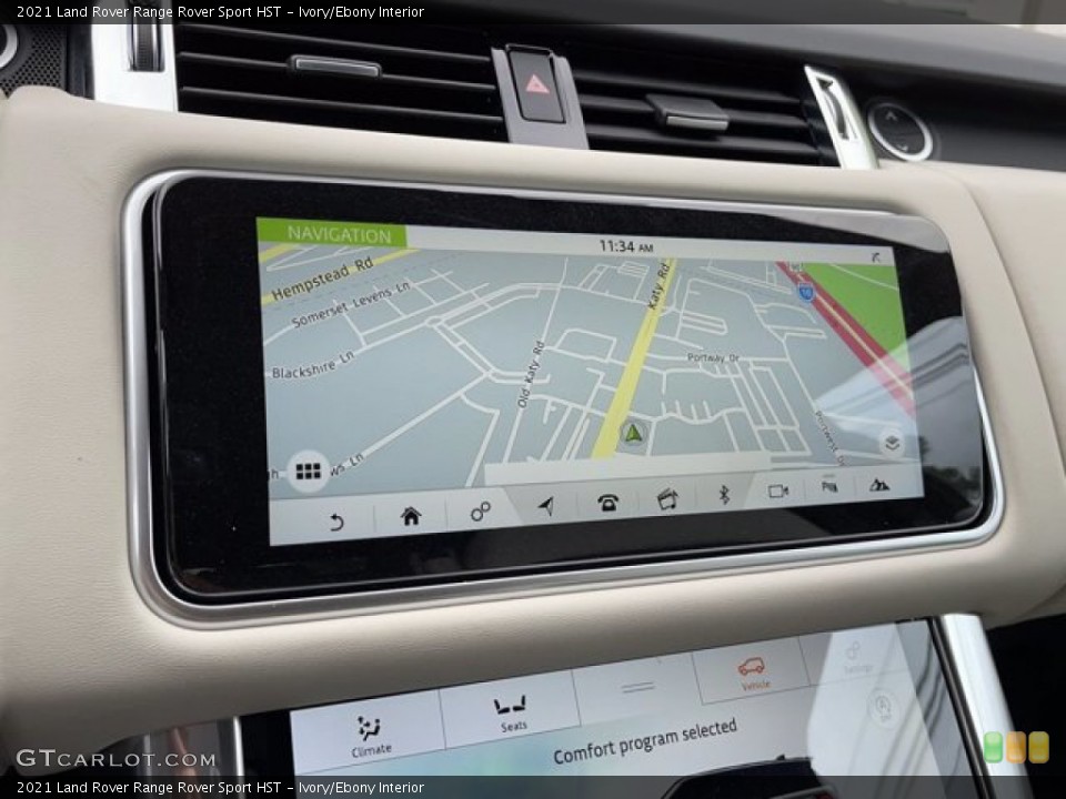 Ivory/Ebony Interior Navigation for the 2021 Land Rover Range Rover Sport HST #141566633