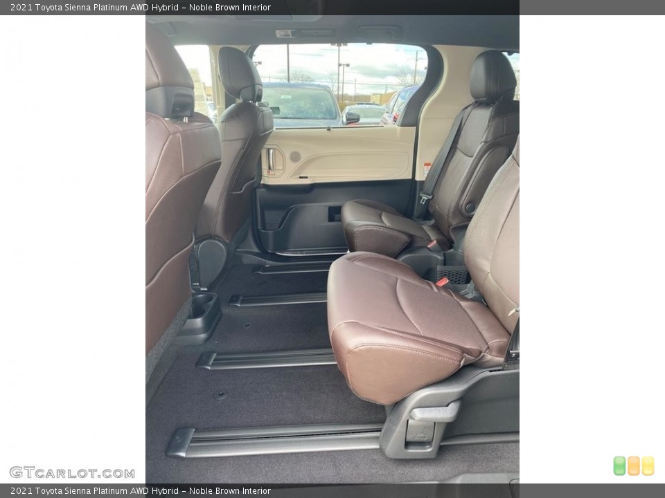 Noble Brown Interior Rear Seat for the 2021 Toyota Sienna Platinum AWD Hybrid #141567155