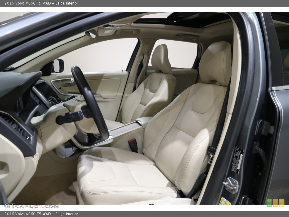 Beige Interior Front Seat for the 2016 Volvo XC60 T5 AWD #141567385