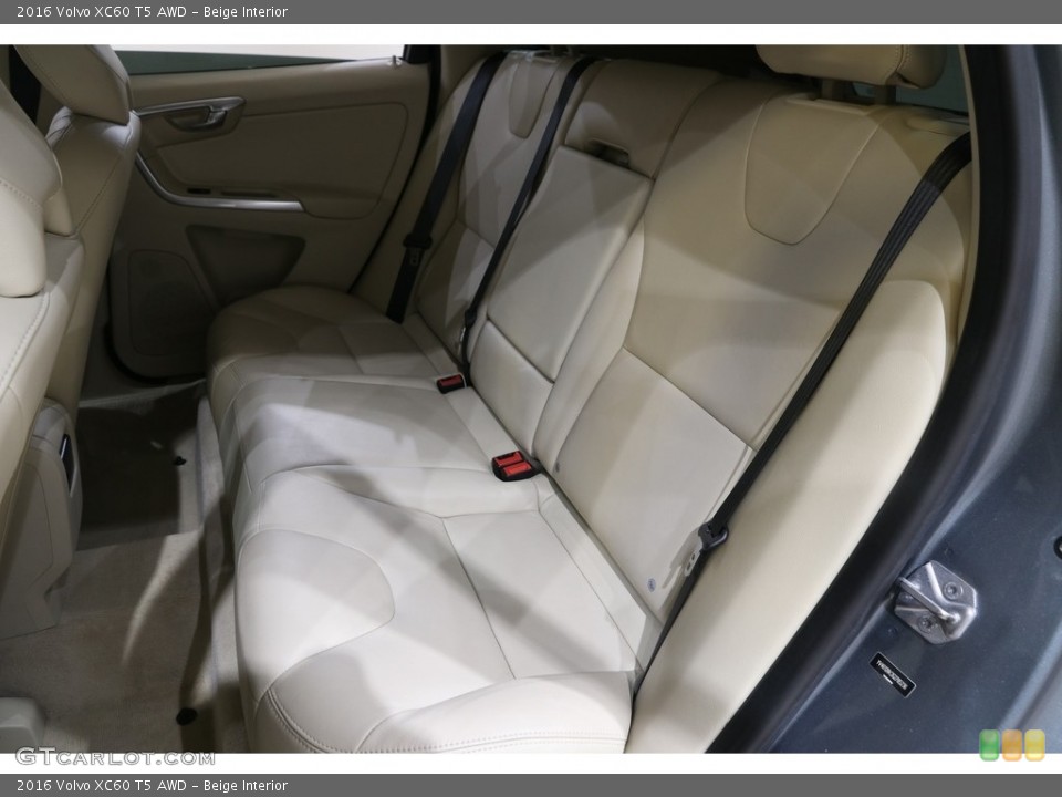 Beige Interior Rear Seat for the 2016 Volvo XC60 T5 AWD #141567722