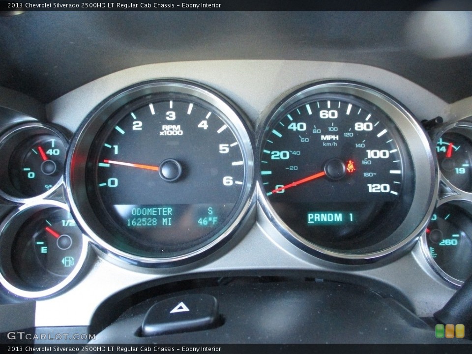 Ebony Interior Gauges for the 2013 Chevrolet Silverado 2500HD LT Regular Cab Chassis #141568490